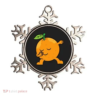 Orange Dabbing Orange Fruit Love Oranges Ornament