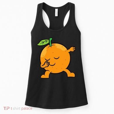 Orange Dabbing Orange Fruit Love Oranges Women's Tank Top