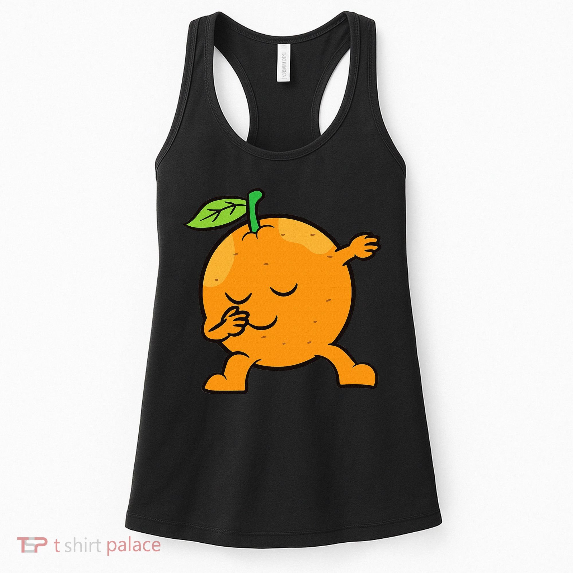 Orange Dabbing Orange Fruit Love Oranges Women's Tank Top