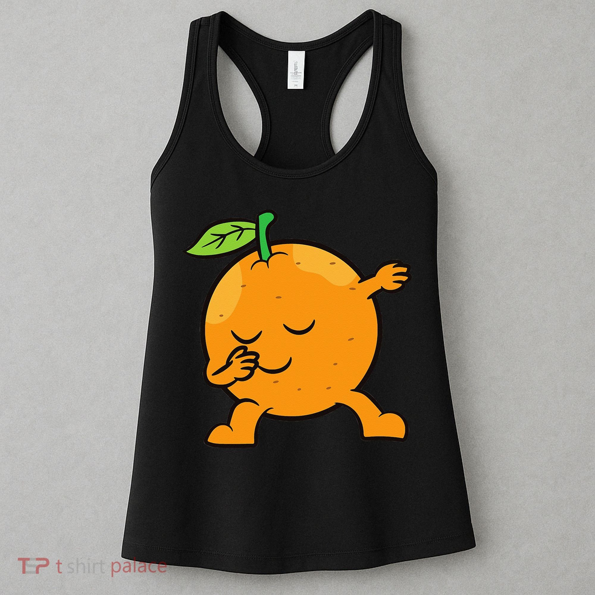 Orange Dabbing Orange Fruit Love Oranges Women's Tank Top