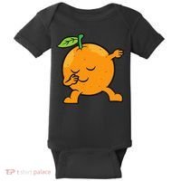 Orange Dabbing Orange Fruit Love Oranges Baby Bodysuit thumb 0