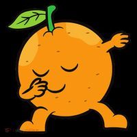 Orange Dabbing Orange Fruit Love Oranges Baby Bodysuit thumb 2