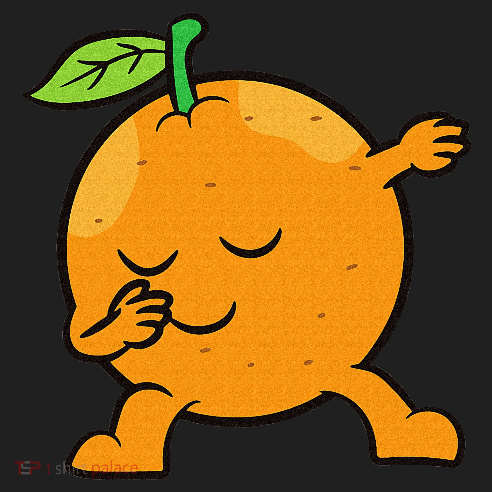 Orange Dabbing Orange Fruit Love Oranges Golf Towel