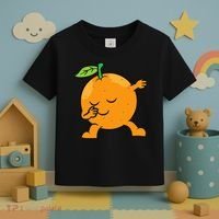 Orange Dabbing Orange Fruit Love Oranges Toddler T-Shirt thumb 3