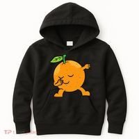 Orange Dabbing Orange Fruit Love Oranges Kids Hoodie thumb 0