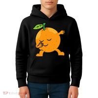 Orange Dabbing Orange Fruit Love Oranges Kids Hoodie thumb 4