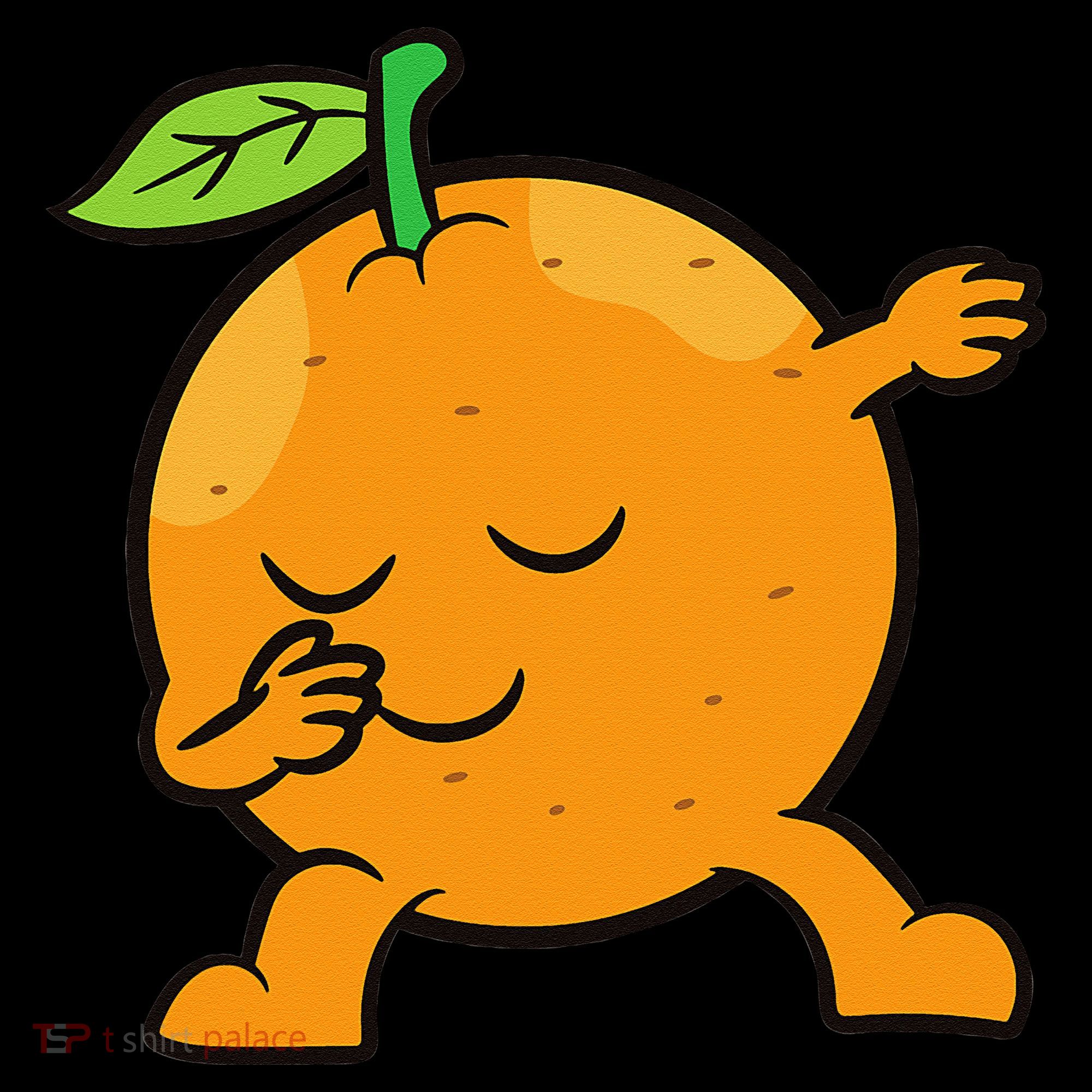 Orange Dabbing Orange Fruit Love Oranges Kids Hoodie