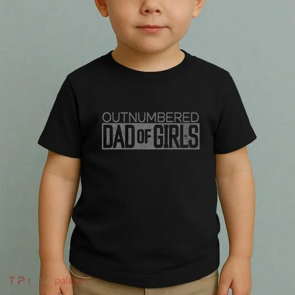 Outnumbered Dad Toddler T-Shirt