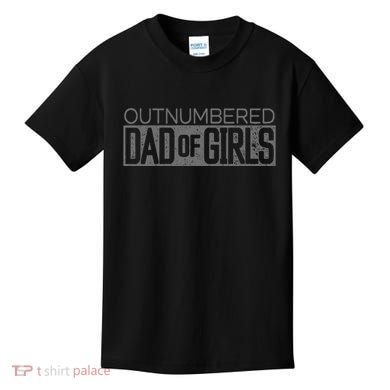 Outnumbered Dad Kids T-Shirt