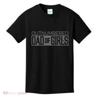 Outnumbered Dad Kids T-Shirt thumb 0