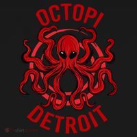 Octopi Detroit Octopus Kraken Tentacles Michigan Souvenir Great Gift Women's Hoodie thumb 2