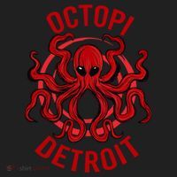 Octopi Detroit Octopus Kraken Tentacles Michigan Souvenir Great Gift Sport-Tek Posi-UV Pro Polo thumb 2