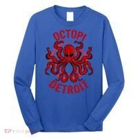 Octopi Detroit Octopus Kraken Tentacles Michigan Souvenir Great Gift Long Sleeve Shirt thumb 0