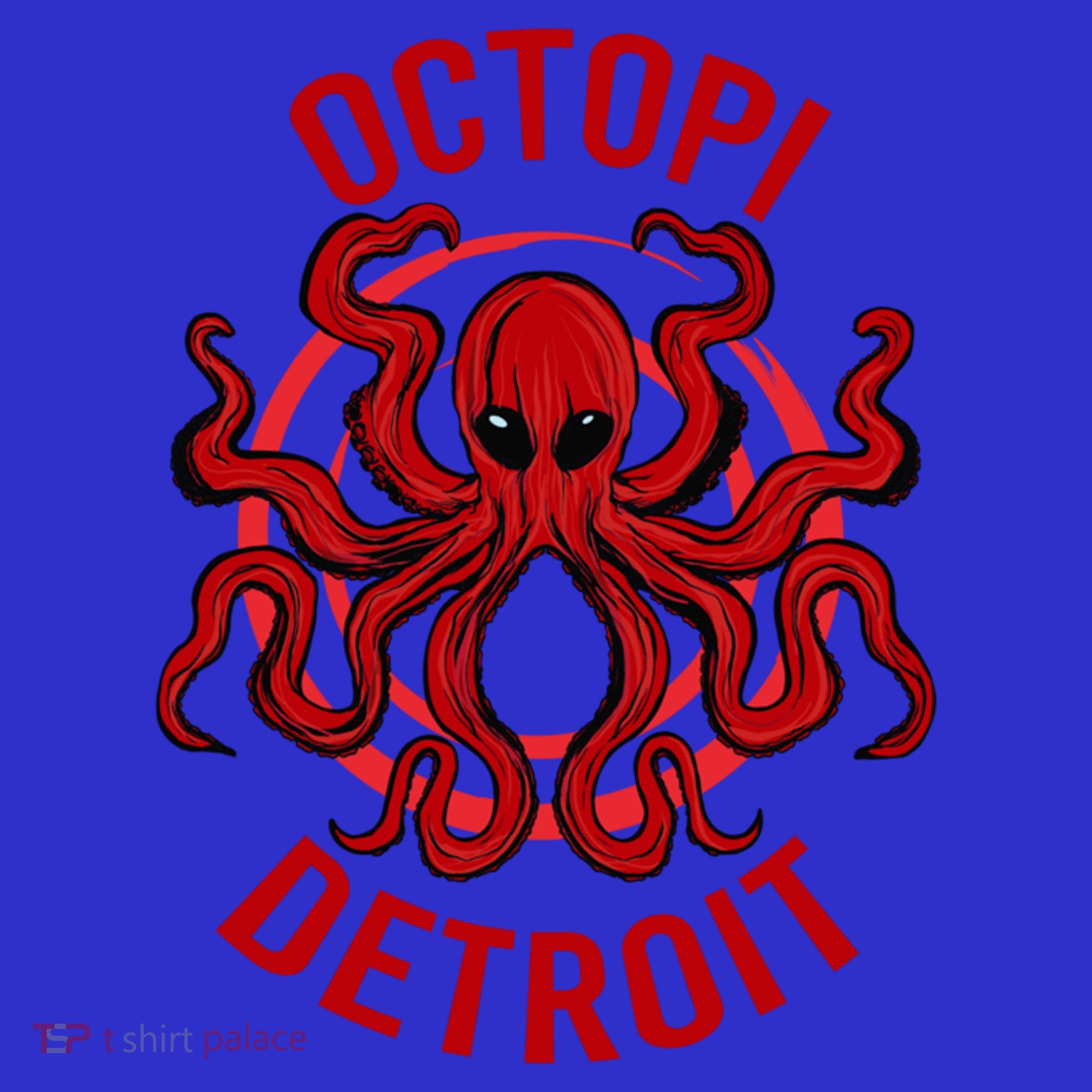 Octopi Detroit Octopus Kraken Tentacles Michigan Souvenir Great Gift Apron
