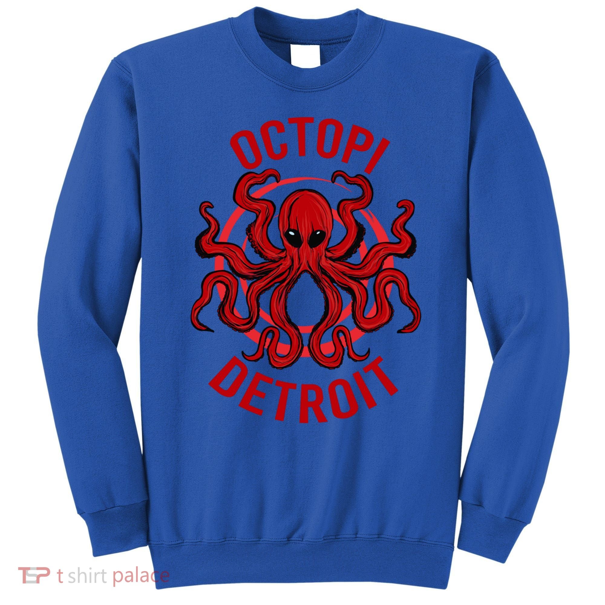 Octopi Detroit Octopus Kraken Tentacles Michigan Souvenir Great Gift Sweatshirt