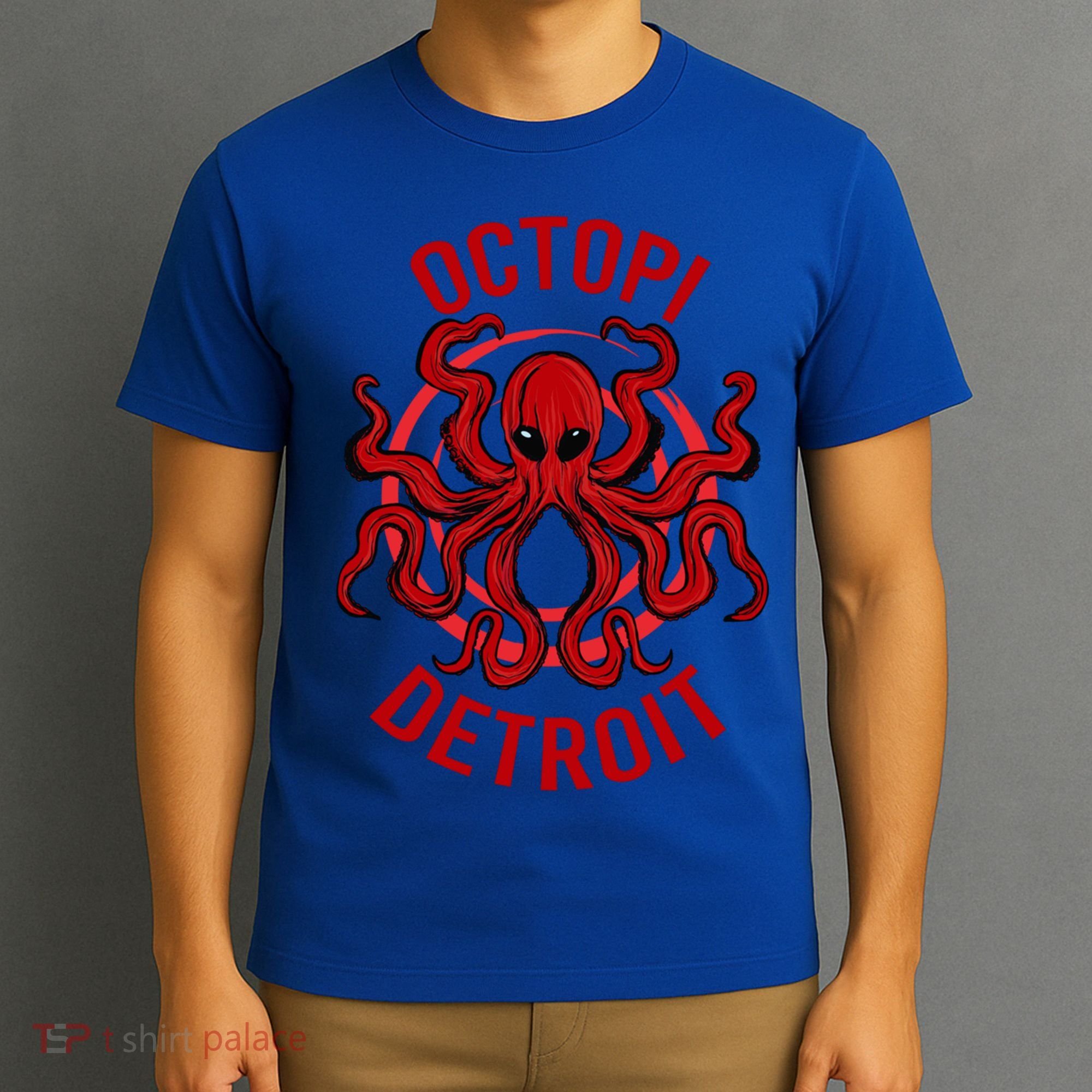 Octopi Detroit Octopus Kraken Tentacles Michigan Souvenir Great Gift T-Shirt