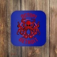 Octopi Detroit Octopus Kraken Tentacles Michigan Souvenir Great Gift Coaster thumb 0