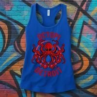 Octopi Detroit Octopus Kraken Tentacles Michigan Souvenir Great Gift Women's Tank Top thumb 3