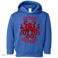 Octopi Detroit Octopus Kraken Tentacles Michigan Souvenir Great Gift Toddler Hoodie thumb 0
