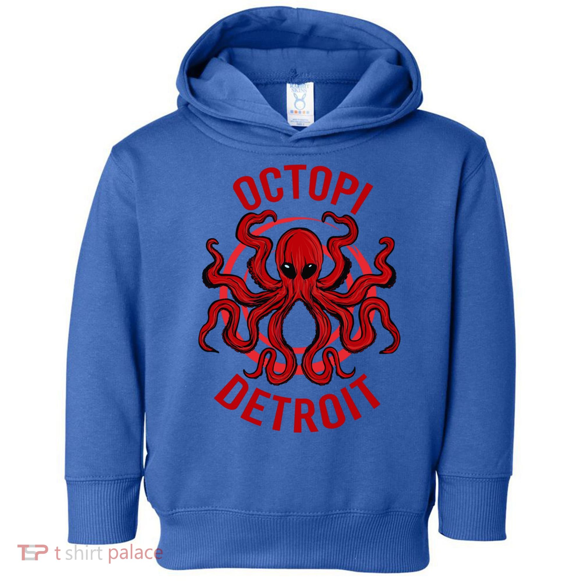 Octopi Detroit Octopus Kraken Tentacles Michigan Souvenir Great Gift Toddler Hoodie