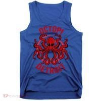 Octopi Detroit Octopus Kraken Tentacles Michigan Souvenir Great Gift Tank Top thumb 0