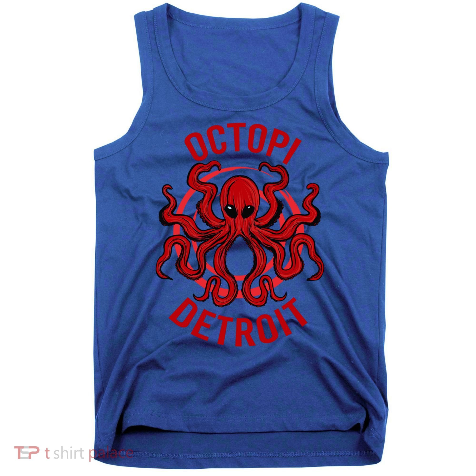 Octopi Detroit Octopus Kraken Tentacles Michigan Souvenir Great Gift Tank Top