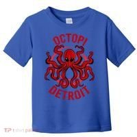 Octopi Detroit Octopus Kraken Tentacles Michigan Souvenir Great Gift Toddler T-Shirt thumb 0
