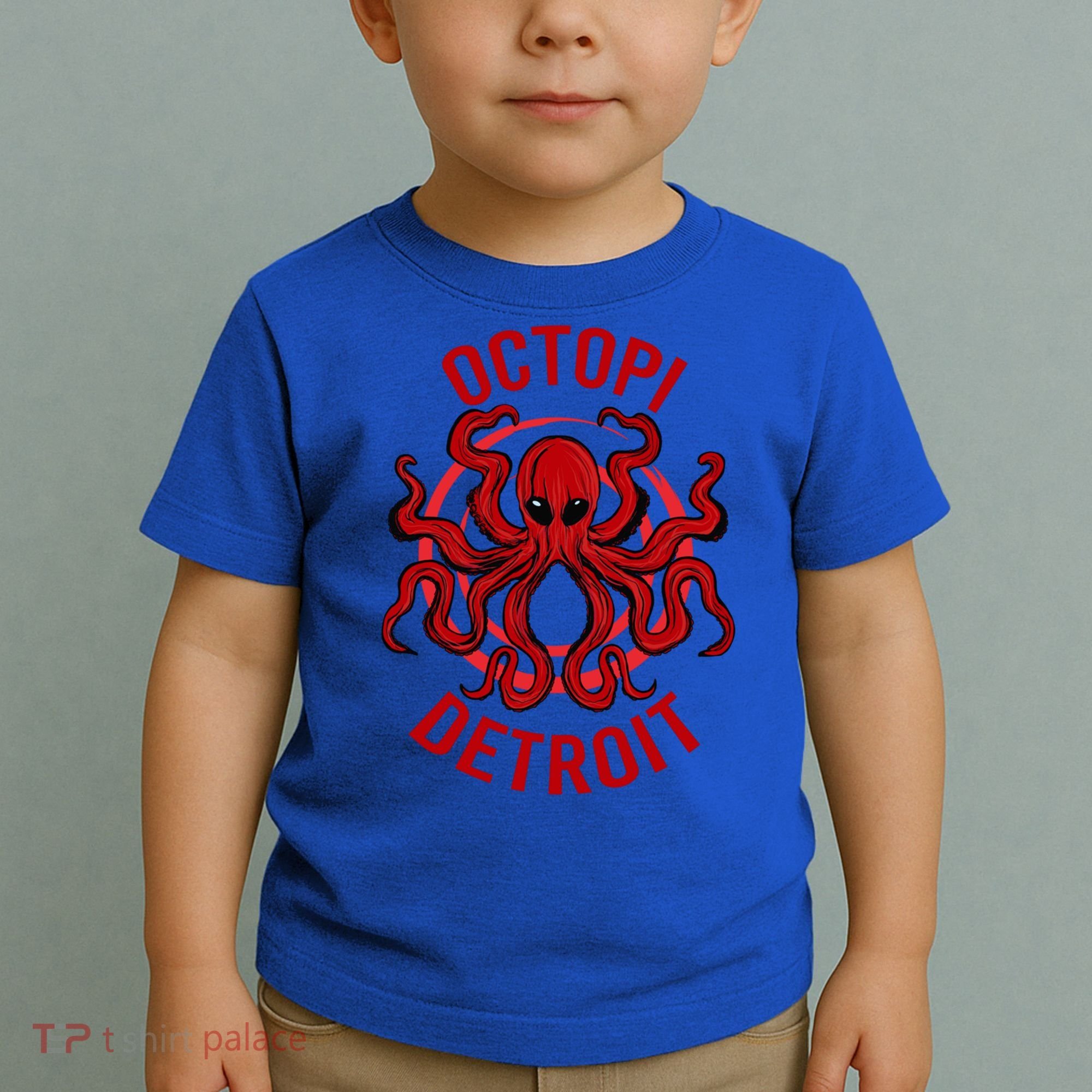 Octopi Detroit Octopus Kraken Tentacles Michigan Souvenir Great Gift Toddler T-Shirt