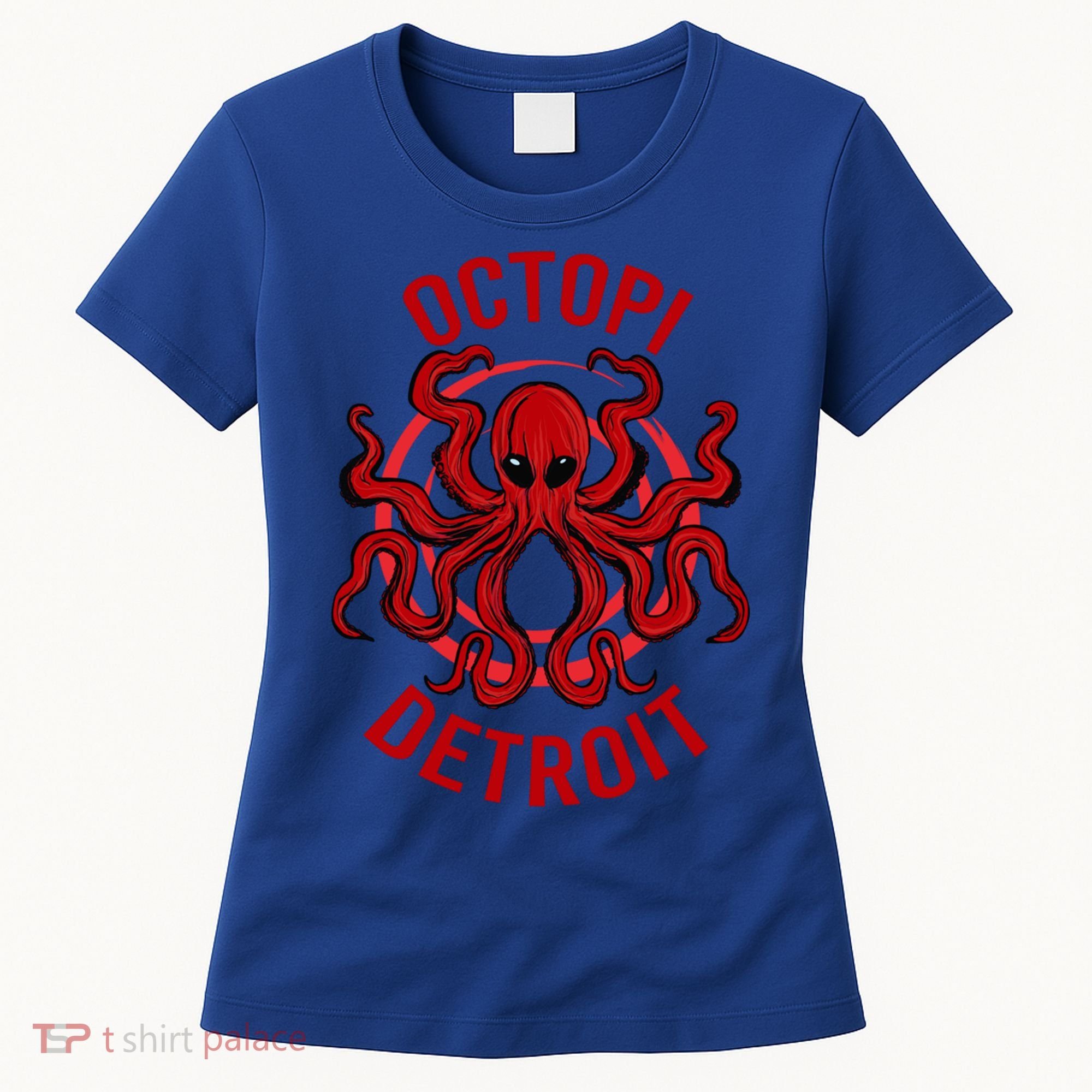 Octopi Detroit Octopus Kraken Tentacles Michigan Souvenir Great Gift Women's T-Shirt