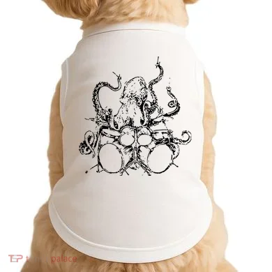 Octopus Drummer Doggie Tank