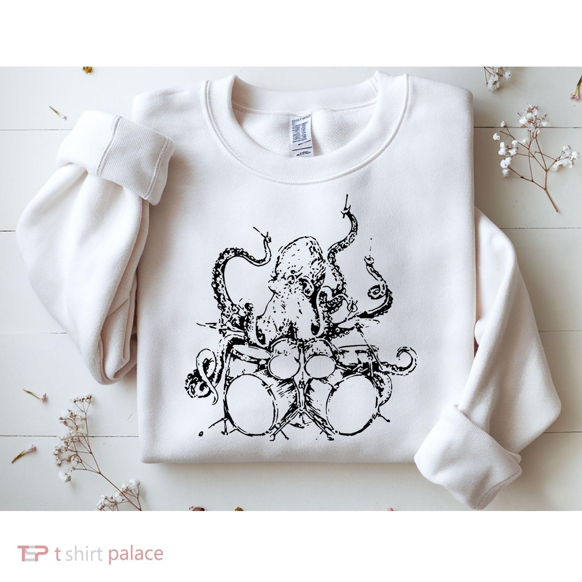 Octopus Drummer Sweatshirt