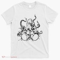 Octopus Drummer T-Shirt thumb 0