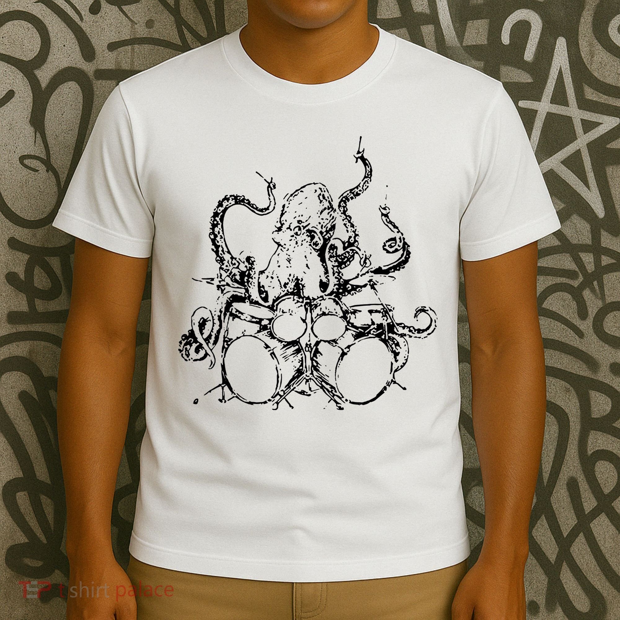 Octopus Drummer T-Shirt