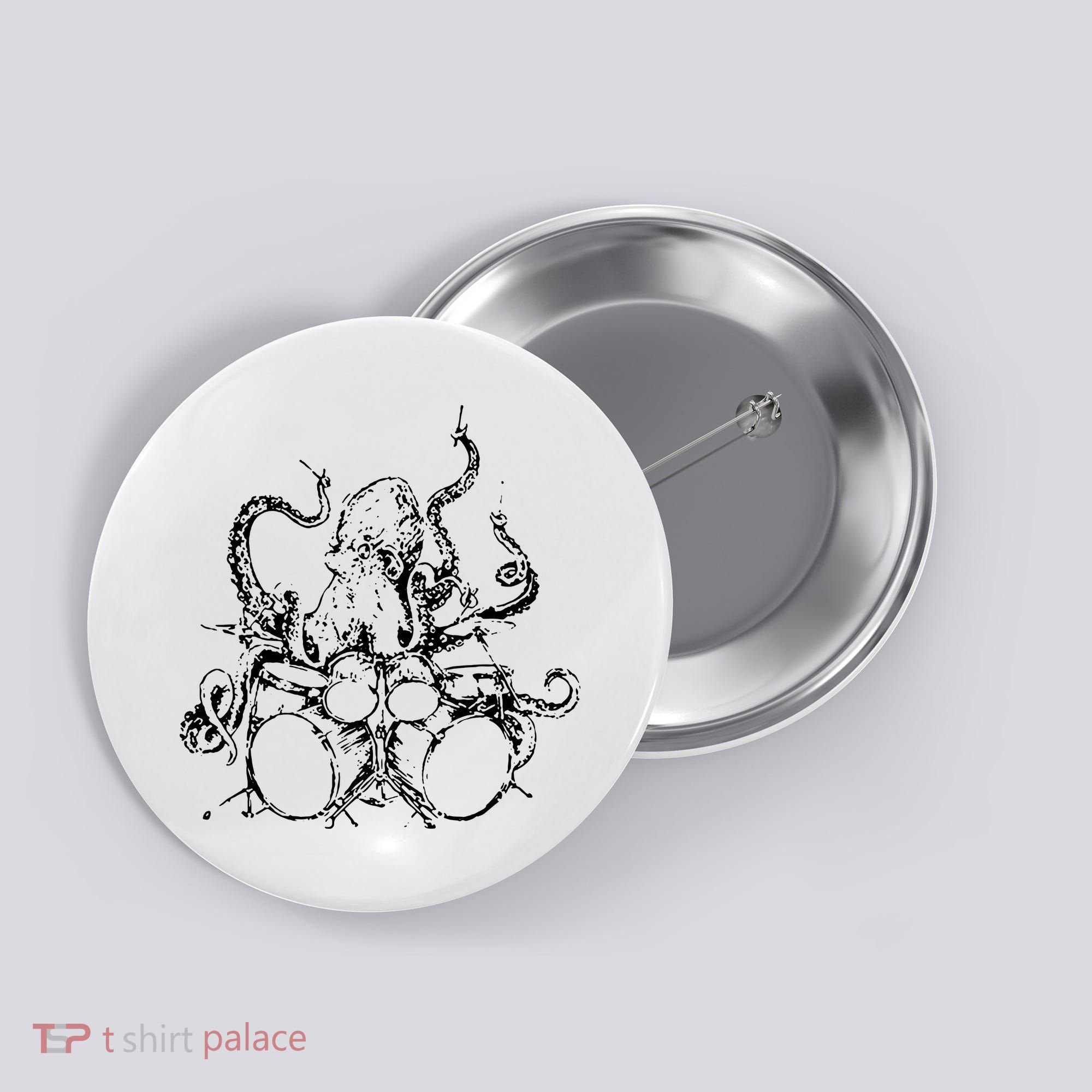 Octopus Drummer Button