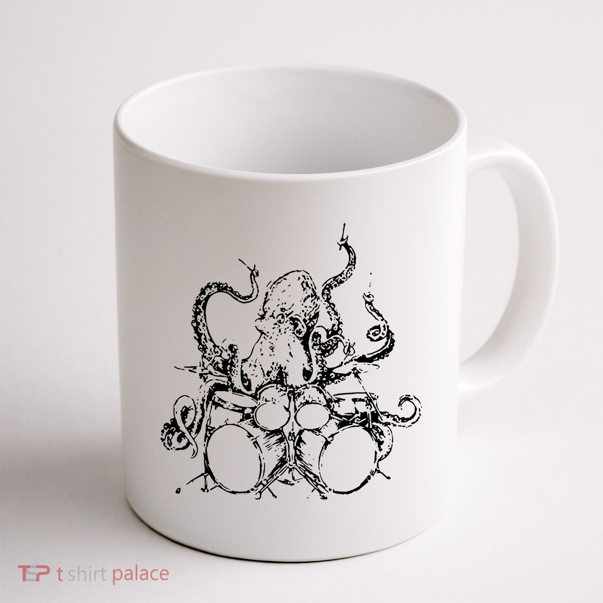 Octopus Drummer Coffee Mug