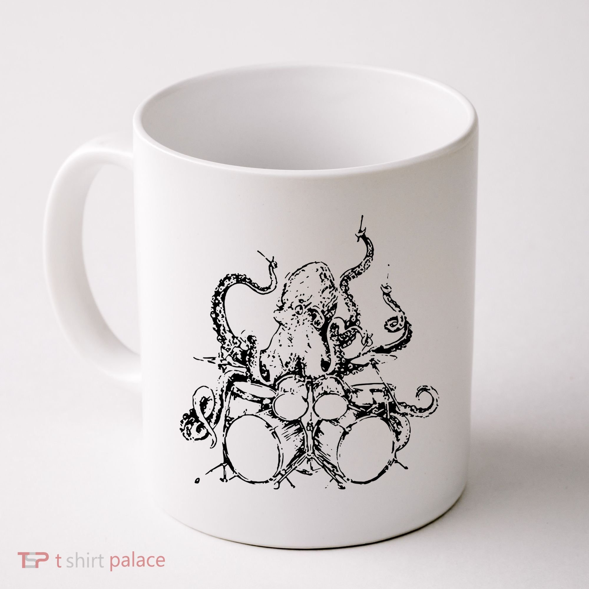 Octopus Drummer Coffee Mug