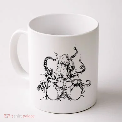 Octopus Drummer Coffee Mug