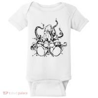 Octopus Drummer Baby Bodysuit thumb 0