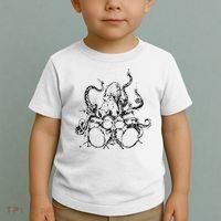 Octopus Drummer Toddler T-Shirt thumb 2