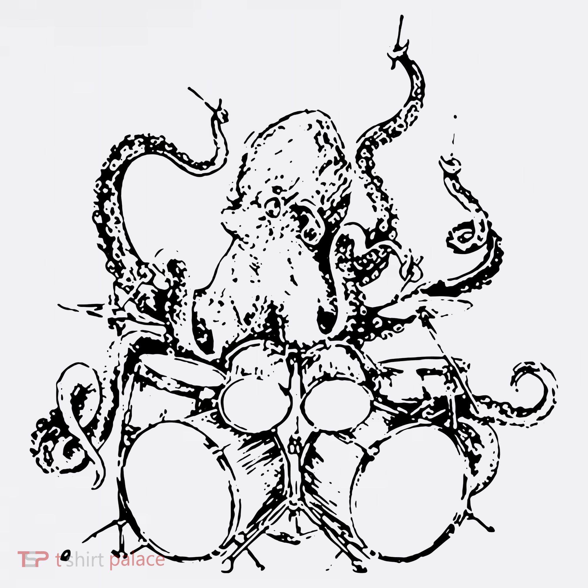 Octopus Drummer Toddler T-Shirt