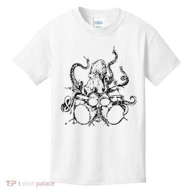 Octopus Drummer Kids T-Shirt