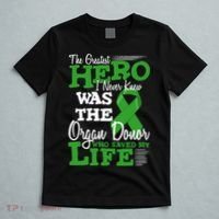 Organ Donor Quote Graphic Kidney Transplant And Heart Donor T-Shirt thumb 5
