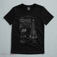 Oil Drilling Rig Patent Graphic Oilfield Driller Gift T-Shirt thumb 5