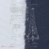 Oil Drilling Rig Patent Graphic Oilfield Driller Gift Sport-Tek Competitor United Soccer Jersey thumb 4