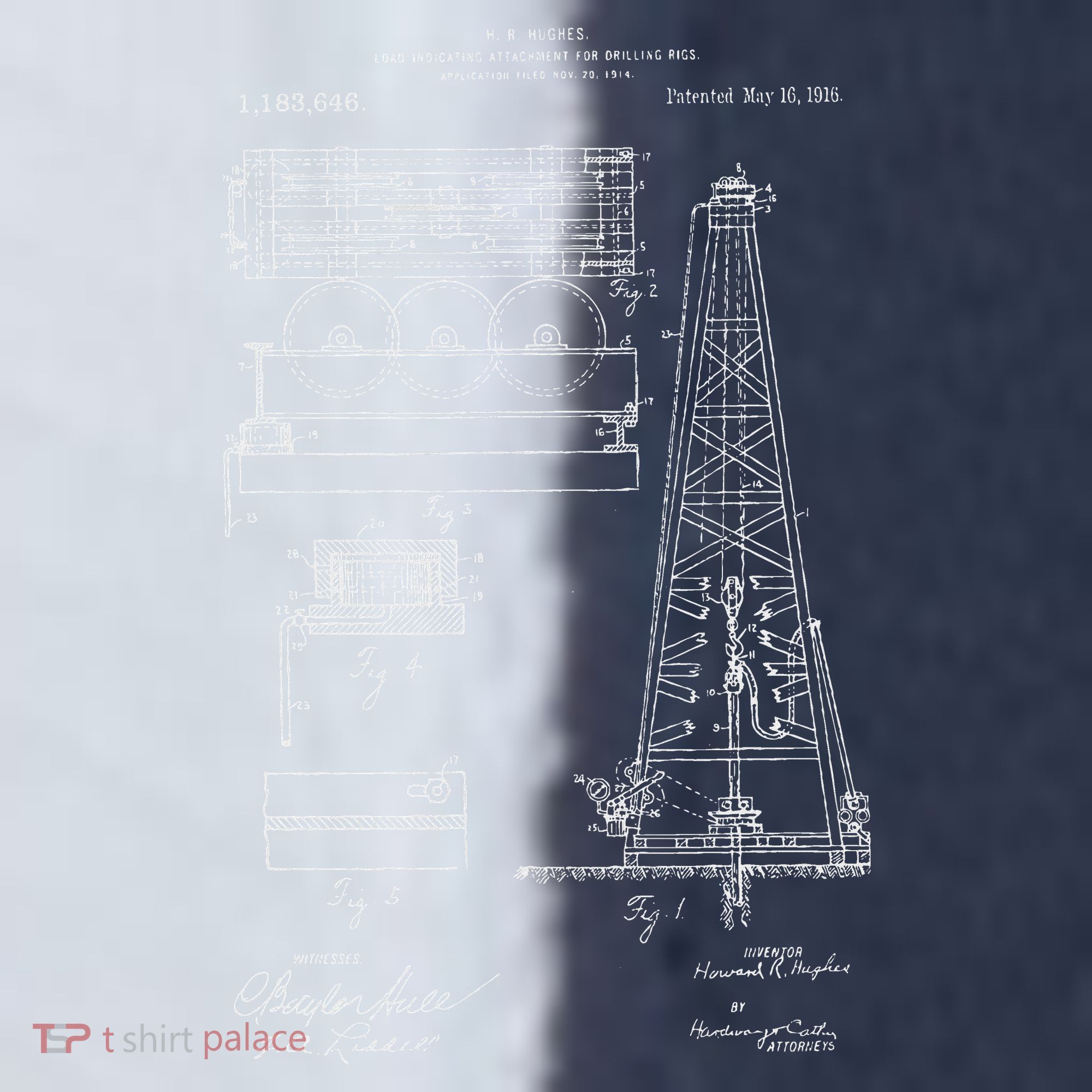 Oil Drilling Rig Patent Graphic Oilfield Driller Gift Sport-Tek Competitor United Soccer Jersey