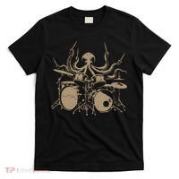 Octopus Drummer Rock N Roll Band T-Shirt thumb 0