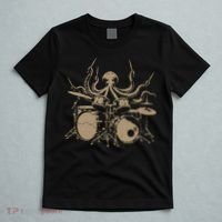 Octopus Drummer Rock N Roll Band T-Shirt thumb 5