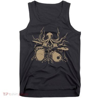 Octopus Drummer Rock N Roll Band Tank Top