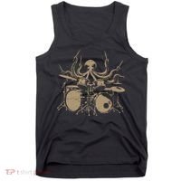 Octopus Drummer Rock N Roll Band Tank Top thumb 0