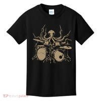 Octopus Drummer Rock N Roll Band Kids T-Shirt thumb 0